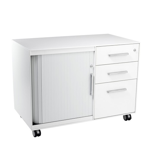 Celia Mobile CADDIE 900 wide Satin white/white tambour 1