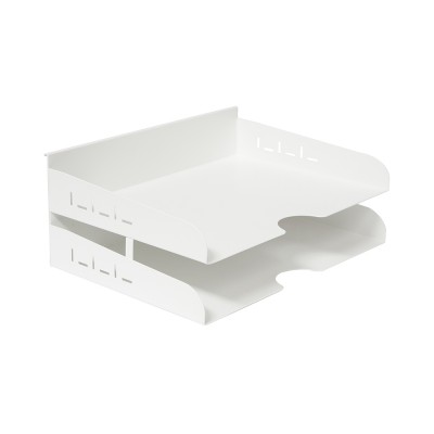Double A4 Paper tray white 320W x 230D x 130H