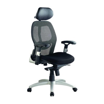 Bob 201H High back with head rest Black mesh