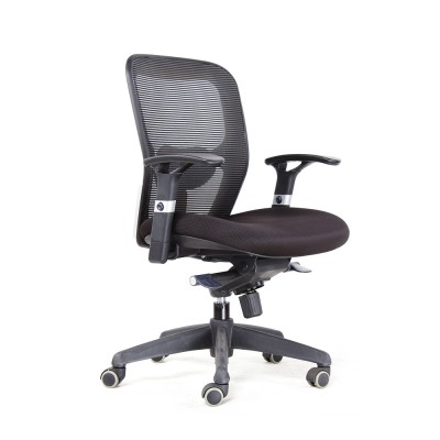 Bob 203 Medium back chair Black mesh