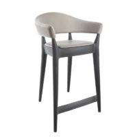 Jo Stool seat and back cushion upholstered