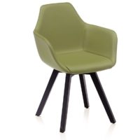 Y chair green timber