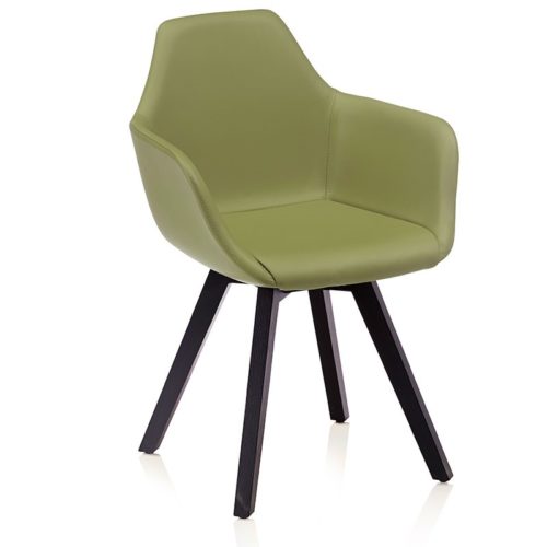 Y chair green timber